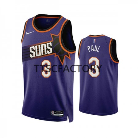 Camiseta Hombre Phoenix Suns Chris Paul 3 Nike 2022-23 Icon Edition Violeta Swingman